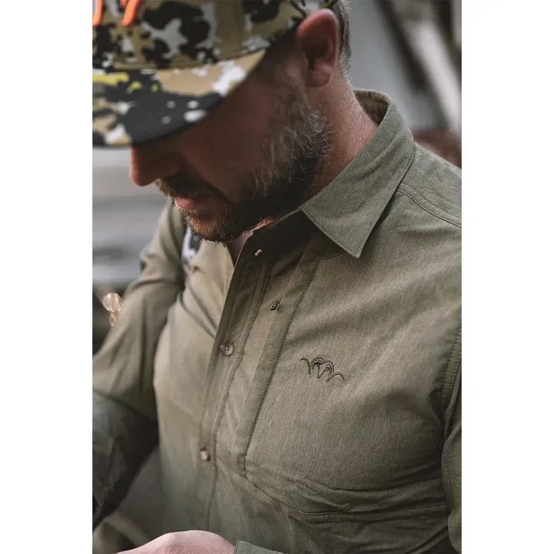 TT Shirt 20 - Thyme Melange by Blaser