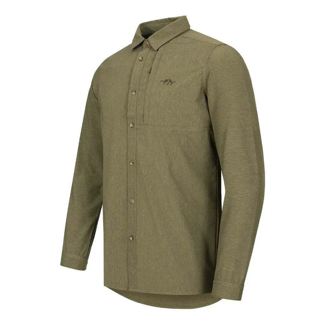 TT Shirt 20 - Thyme Melange by Blaser