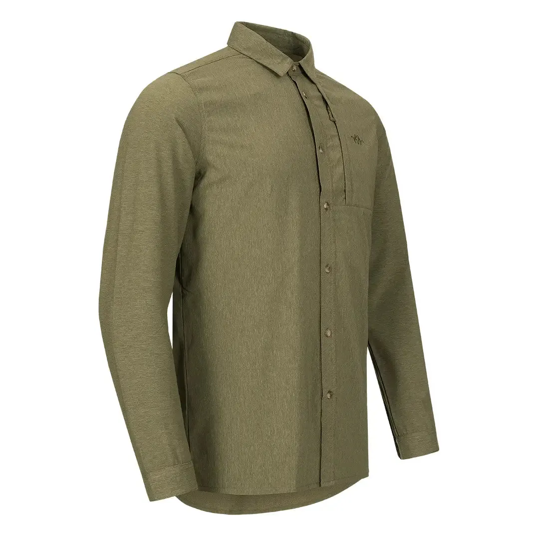 TT Shirt 20 - Thyme Melange by Blaser