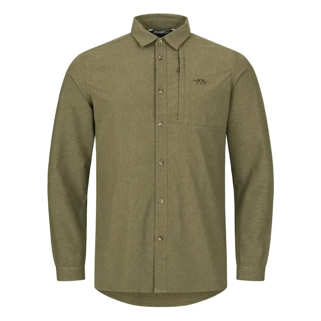 TT Shirt 20 - Thyme Melange by Blaser