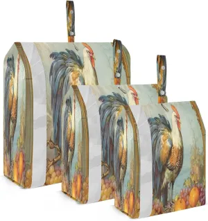 Turkey Fruit Packing Cubes for Travel 3 Set Travel Bags Organizer Luggage Cubes for Suitcases