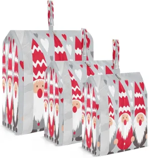 Valentines Day Gnomes Packing Cubes for Travel 3 Set Compressible Packing Cubes Suitcase Organizer for Suitcase