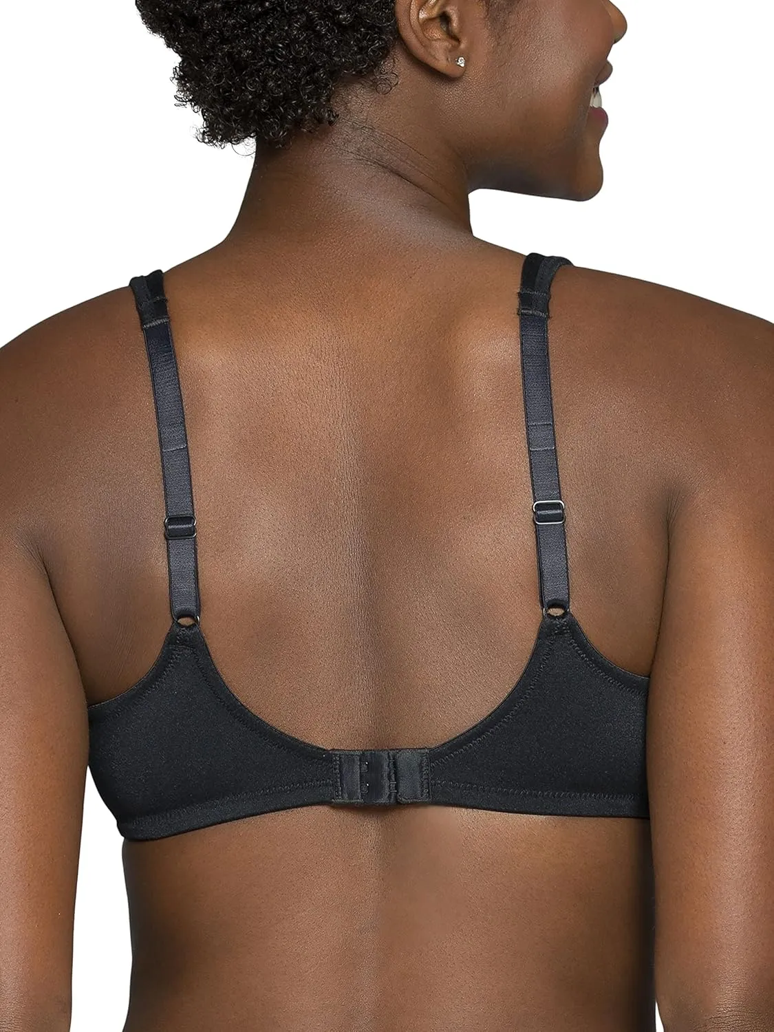 Vanity Fair Women's Perfect T-Shirt Bra, Body Shine Full Coverage, Lightly Lined Cups up to DD