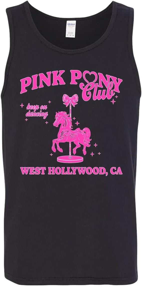 Wild Bobby Pink Pony Club West Hollywood California Logo | Fan Lyrics Music Concert Merch Pop Culture Shirt