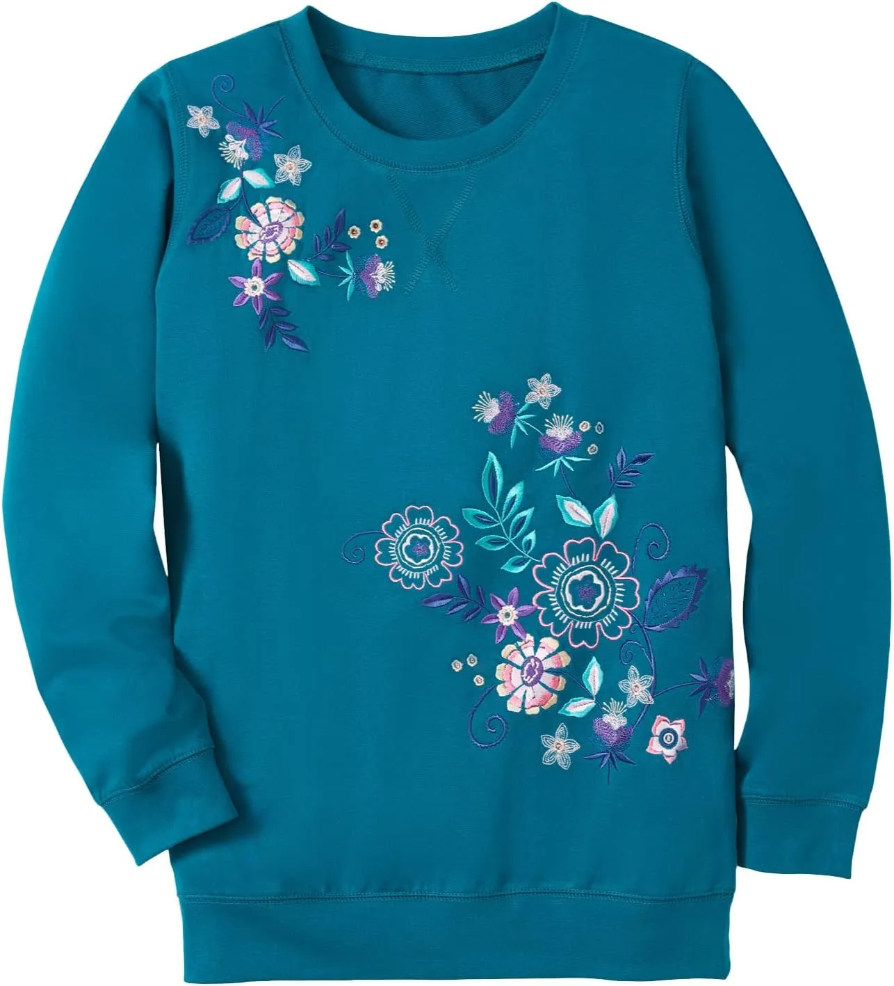 Woman Within Women's Plus Size Printed Sweatshirt