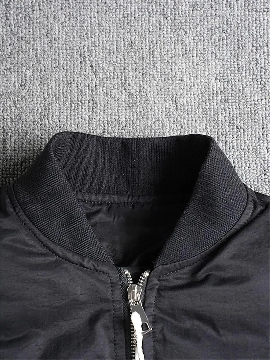 Women Thick Big Size Cotton-Padded Jacket Coat Long Sleeve Vintage Zipper Pockets Outwear