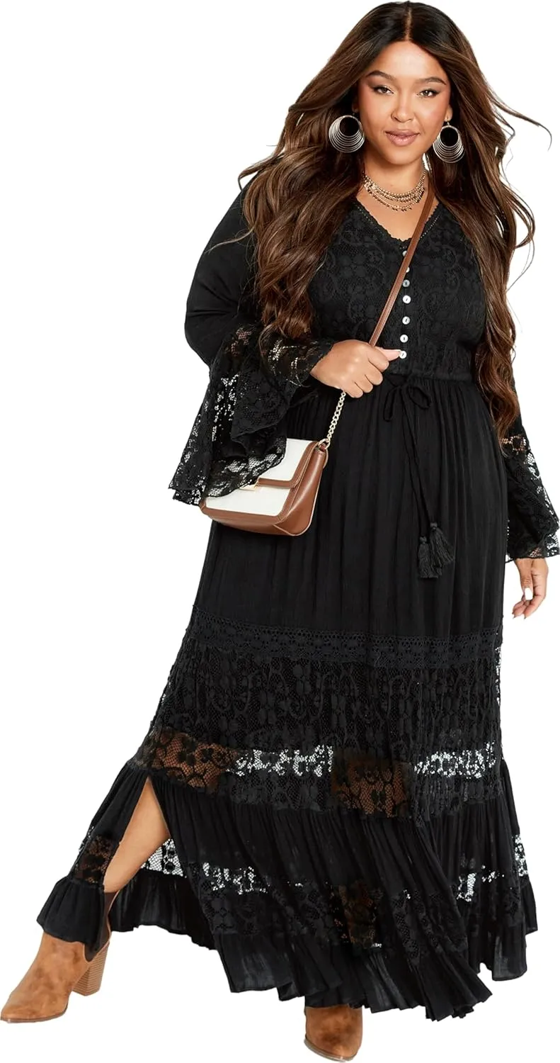 Women's Plus Size Maxi Tisha Lace