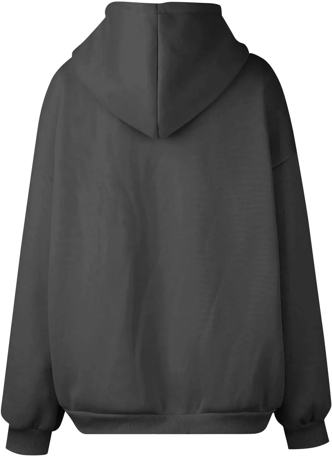 Zip Up Hoodies for Women 2024 Fall Winter Oversized Sweatshirt Fleece Lined Jacket Casual Warm Outfit with Pockets